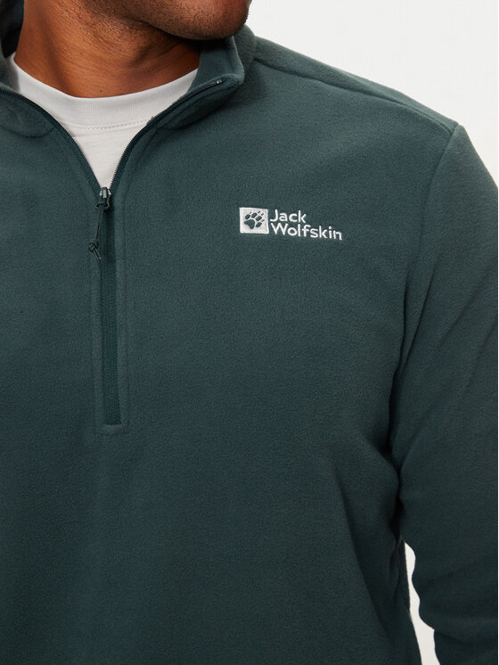 Jack Wolfskin Jack Wolfskin Fleecejacke Taunus 1709522 Grün Regular Fit