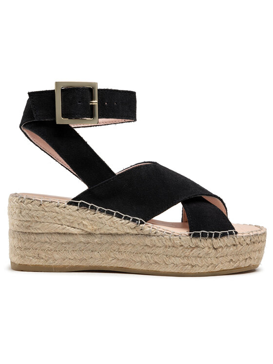 Espadrillas Wedges W Belt K 1.0 Wb Nero