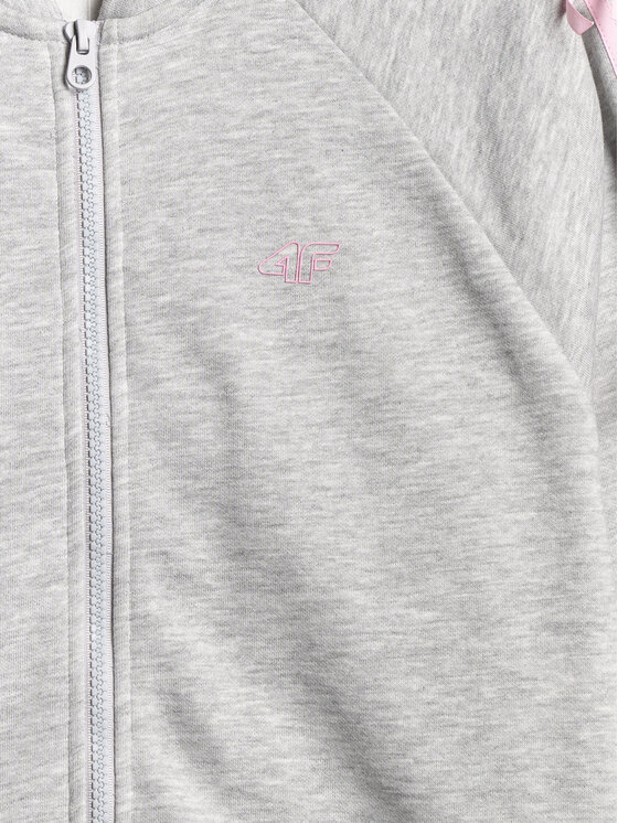 4F 4F Bluza BOW MOTION Szary Loose Fit
