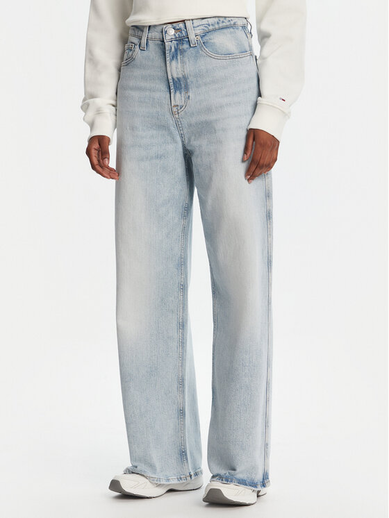 Tommy Jeans Tommy Jeans Farmer Claire DW0DW21291 Kék Wide Leg