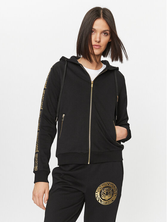 Just Cavalli Just Cavalli Світшот 75PAIT01 Чорний Regular Fit