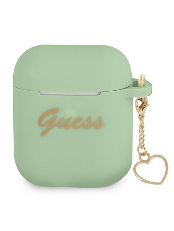 Etui na słuchawki Guess, Zielone, AirPods