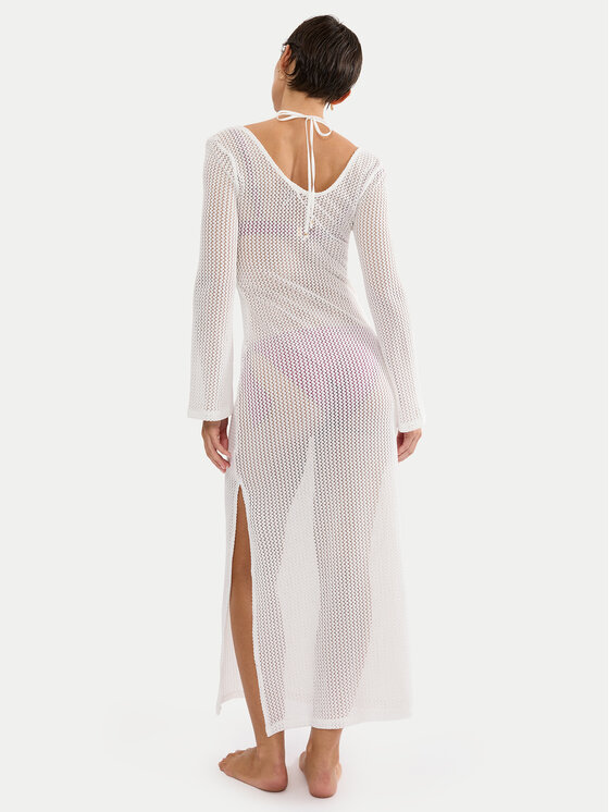 Triumph Triumph Strandkleid Beach MyWear Crochet 10226469 Weiß Relaxed Fit