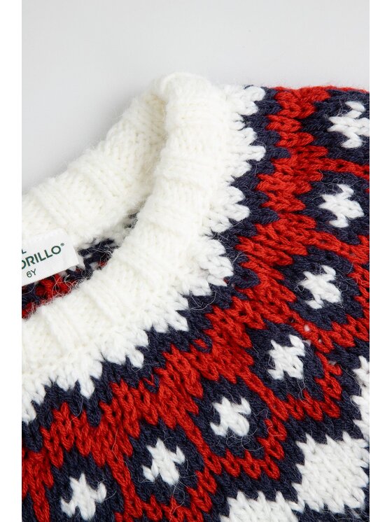 Coccodrillo Coccodrillo Sweter ZC6172104EJG-022 Kolorowy Regular Fit
