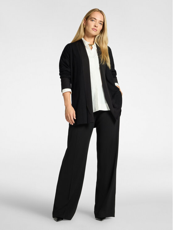 Elena Mirò Elena Mirò Sweter M517Z000993N033 Czarny Over Fit
