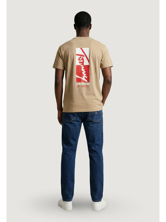 Tommy Jeans Tommy Jeans T-shirt DM0DM22532 Beige Casual Fit