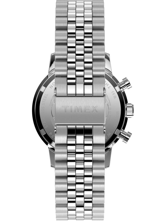 Timex Timex Zegarek TW2Y66500 Srebrny