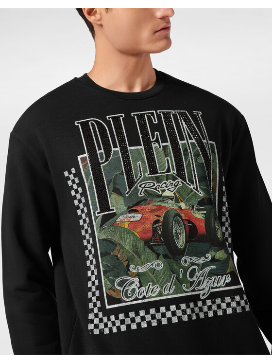 PHILIPP PLEIN PHILIPP PLEIN Bluza 24657 Czarny Regular Fit