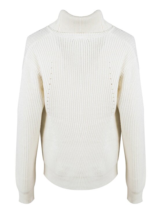 Silvian Heach Silvian Heach Πουλόβερ CVA22045LU Εκρού Oversize