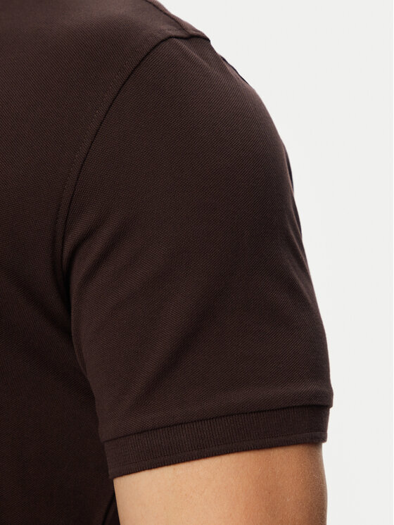 Beverly Hills Polo Club Beverly Hills Polo Club Polo majica P-SS26M-P4501247 Temno rjava Regular Fit