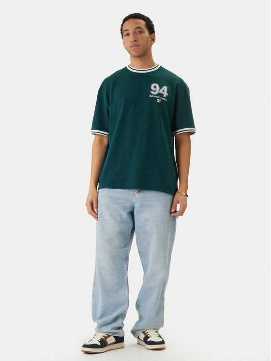 DC Shoes DC Shoes Tricou Skateball Jersey EDYKT03542 Verde Regular Fit