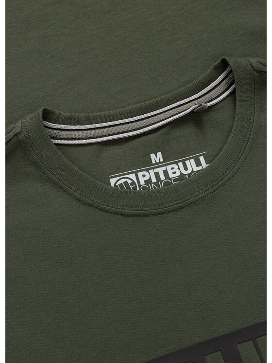 PITBULL PITBULL T-Shirt HILLTOP Zielony ciemny Regular Fit