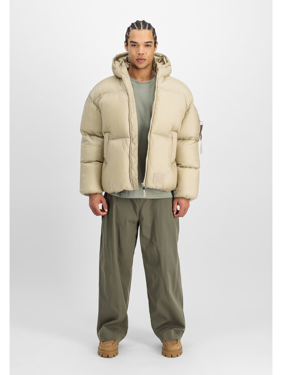 Alpha Industries Alpha Industries Kurtka zimowa Cloud Puffer Bomber Winter Jacket Beżowy Loose Fit