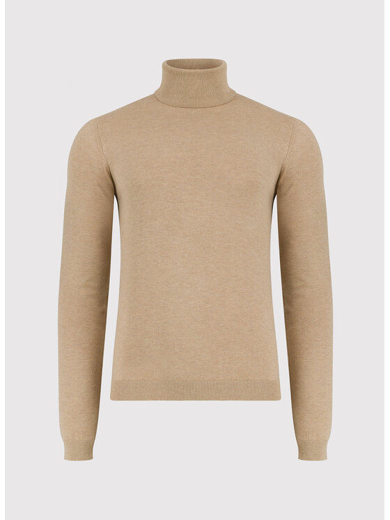Pako Lorente Pako Lorente Sweter P26WN-2X-016 Beżowy Classic Fit