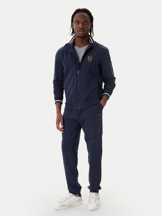 Aeronautica Militare Aeronautica Militare Bluza 261FE2089UF00674 Granatowy Regular Fit