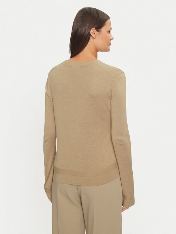 United Colors Of Benetton United Colors Of Benetton Pullover 1ZRED10BL Beige Regular Fit