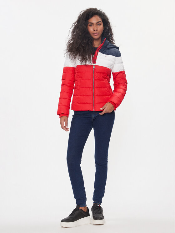 Tommy Jeans Tommy Jeans Зимно яке Colorblock DW0DW17257 Цветен Slim Fit