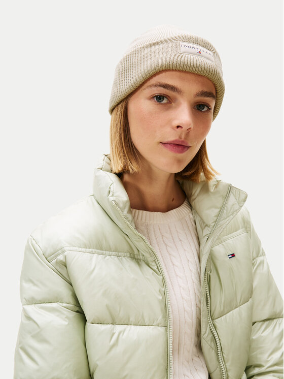 Tommy Jeans Tommy Jeans Căciulă Tjw Linear Beanie AW0AW17913 Écru