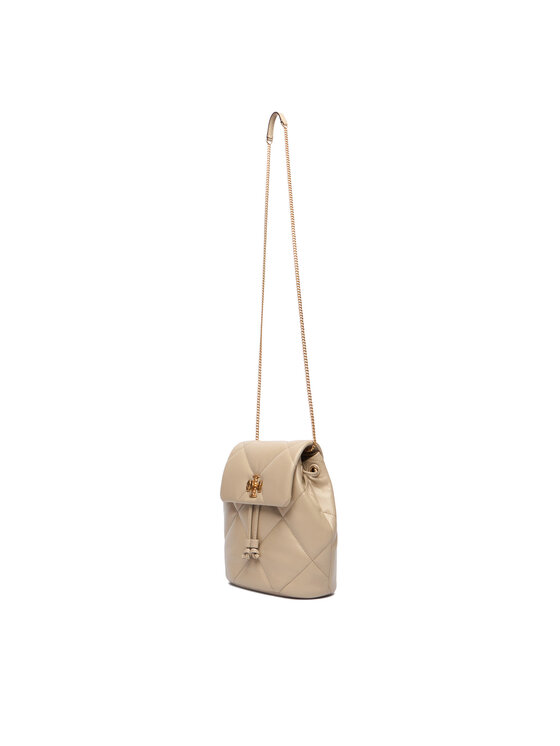 Tory Burch Tory Burch Rucsac Kira Diamond Quilt Small Bacpack 170485 Écru
