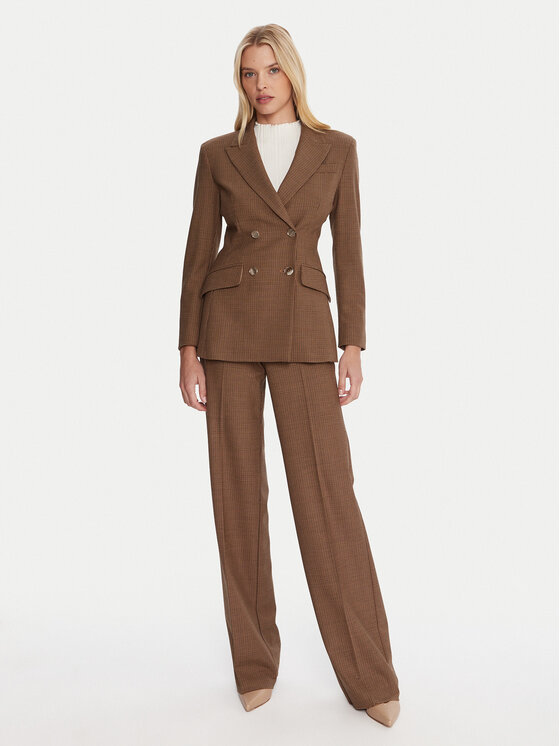 Marella Marella Pantaloni din material Tales 2523136241 Bej Regular Fit