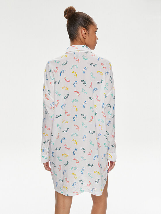 DKNY DKNY Camicia da notte YI30008 Bianco