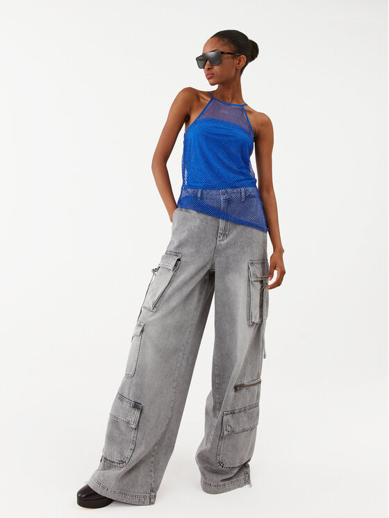 Patrizia Pepe Patrizia Pepe Farmer 8P0544/D048-S665 Szürke Relaxed Fit