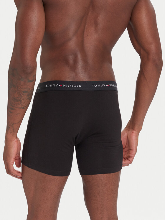Tommy Hilfiger Tommy Hilfiger Set od 3 para bokserica UM0UM02765 Crna