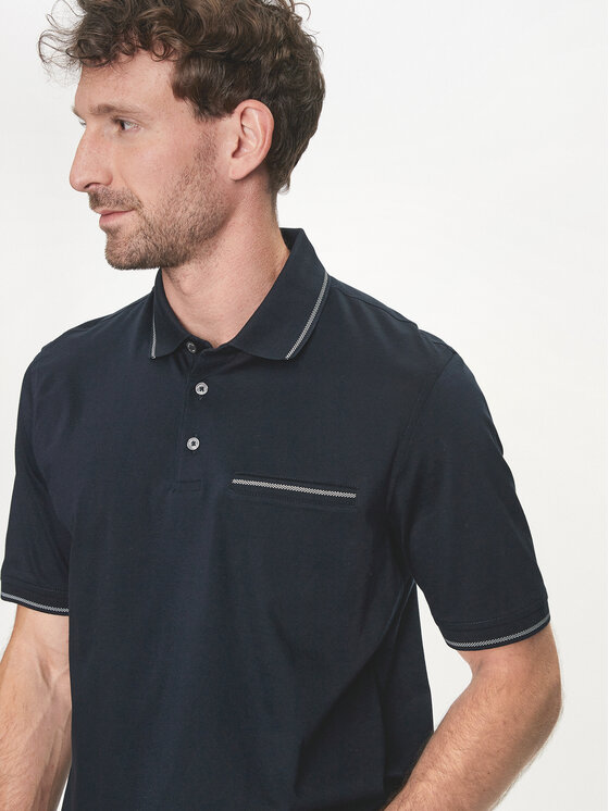 Bugatti Bugatti Poloshirt 8151 55100A Dunkelblau Regular Fit