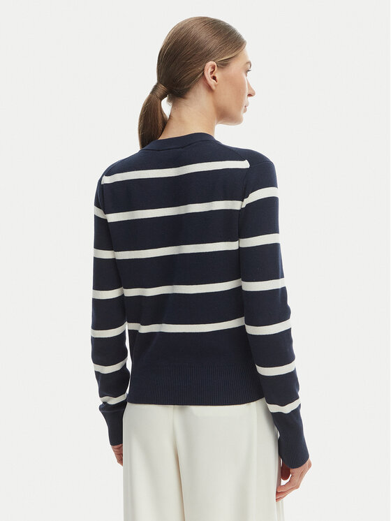 Tommy Hilfiger Tommy Hilfiger Kardigan WW0WW49617 Granatowy Regular Fit
