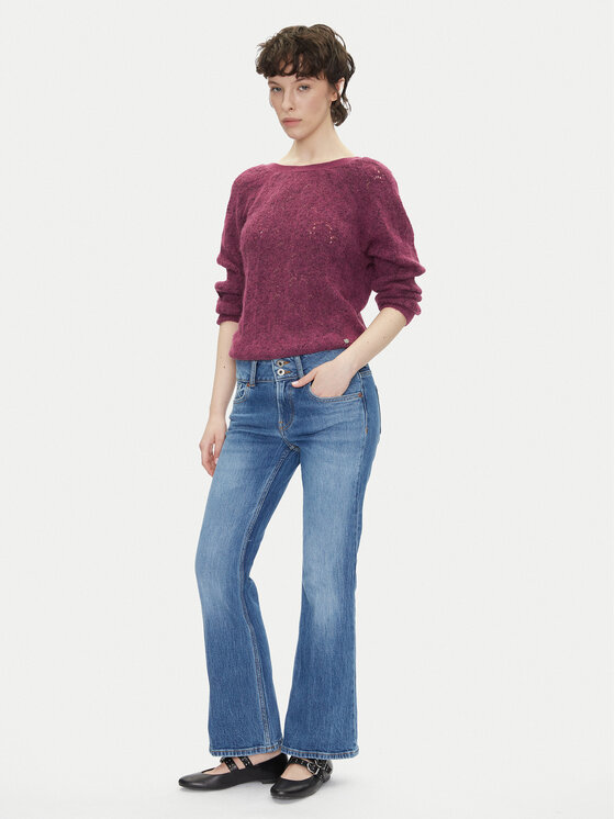 Pepe Jeans Pepe Jeans Jeansy PL204877 Niebieski Flare Fit