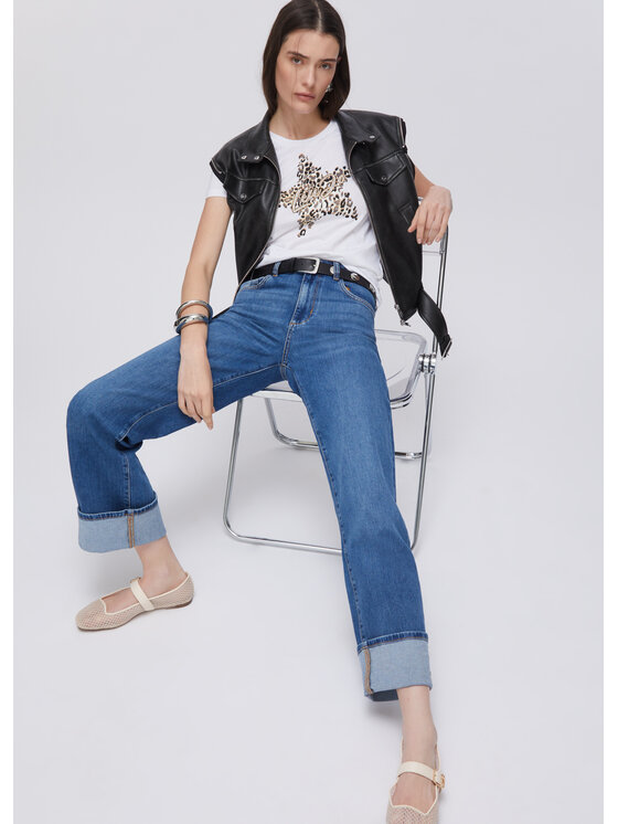 Liu Jo Liu Jo Jeans UA6207D031078800 Celeste Regular Fit