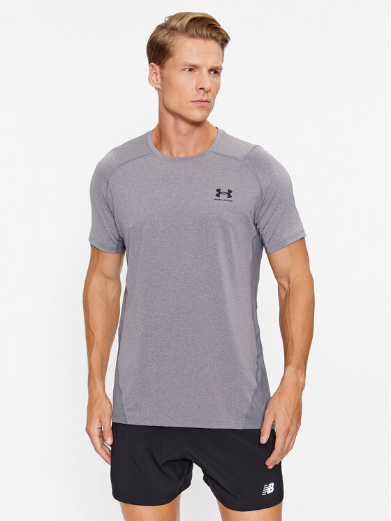 Under Armour Majica Ua Hg Armour Fitted Ss 1361683 Siva Fitted Fit