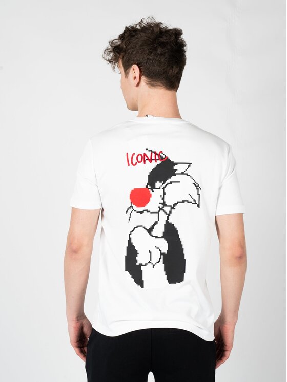 Iceberg Iceberg T-Shirt F0256307 Λευκό Regular Fit