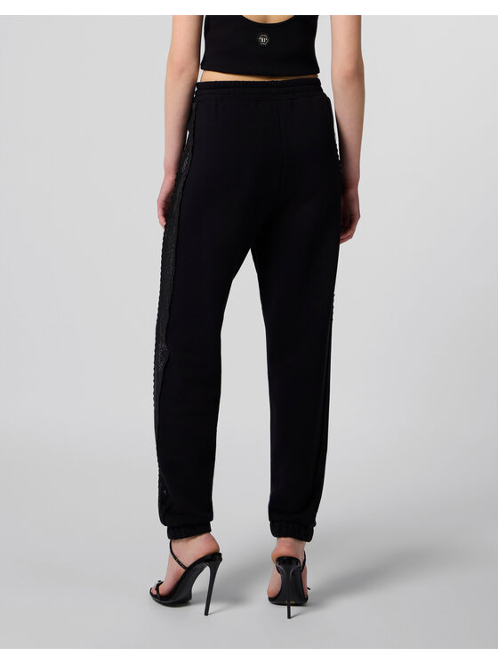 PHILIPP PLEIN PHILIPP PLEIN Spodnie dresowe 29041 Czarny Jogger Fit