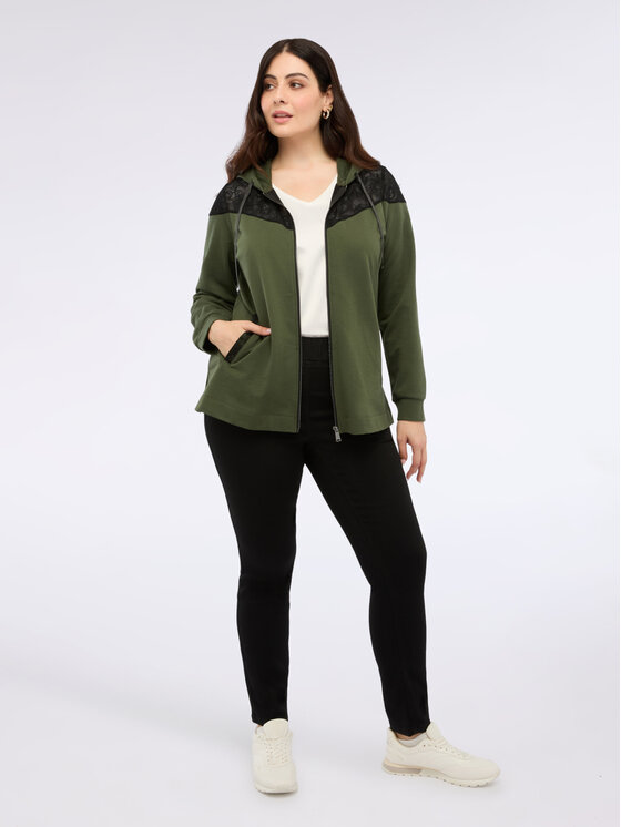 Fiorella Rubino Fiorella Rubino Felpa G907L008564N035 Verde A-Line Fit