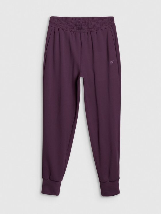 4F 4F Pantaloni da donna 4FRSS25TFTRF0789-50S Viola Regular Fit