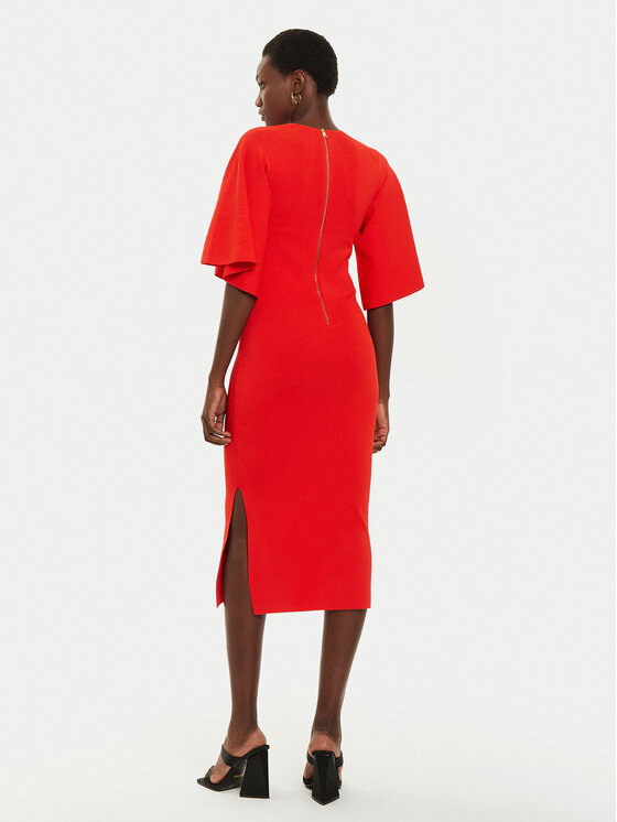 Ted Baker Ted Baker Трикотажна сукня Lounia 266260 Оранжевий Slim Fit