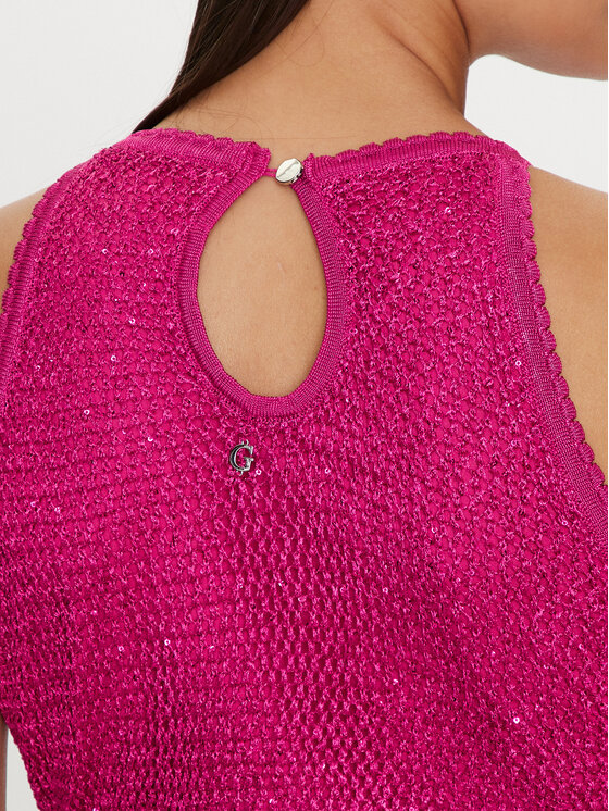 Guess Guess Sommerkleid W4YK50 Z37G0 Rosa Regular Fit