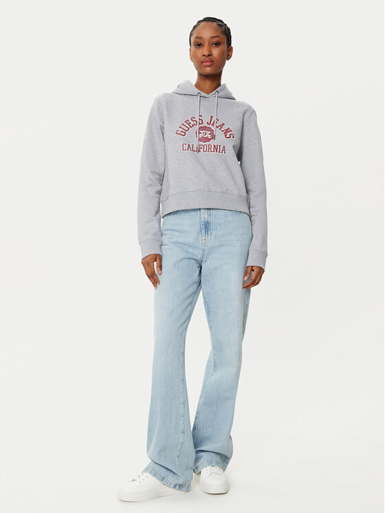 Guess Guess Felpa W5RQ29 K68I4 Grigio Regular Fit
