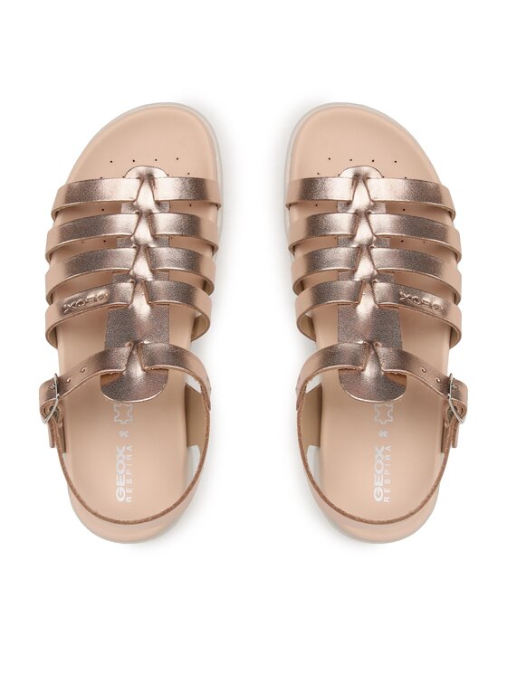 Geox Geox Sandale J Sandal Soleima Gir J35GSB000CFC7018 D Zlatna