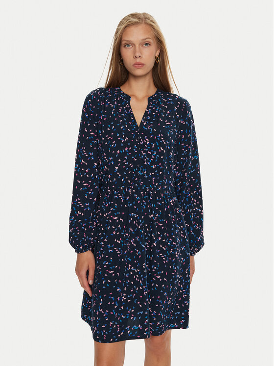 Tatuum Tatuum Ежедневна рокля Strakmi T2416.202B Тъмносин Regular Fit