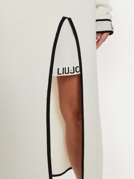 Liu Jo Sport Liu Jo Sport Midi krilo TF4053 MS59L Écru Regular Fit