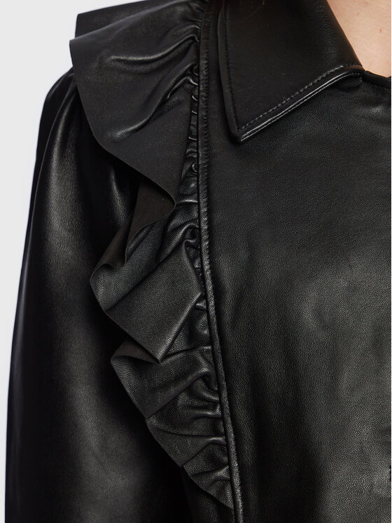Custommade Custommade Lederjacke Faria 999418844 Schwarz Regular Fit