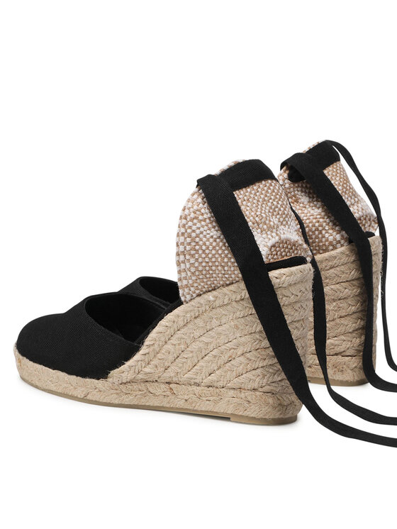 Castañer Castañer Espadrile Carina/8/001 020962-100 Negru