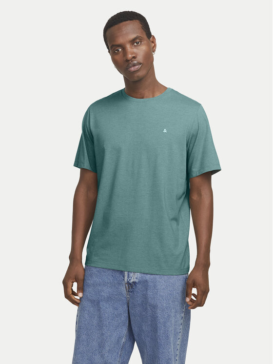 Jack & Jones Jack & Jones Tričko Paulos 12245087 Tyrkysová Regular Fit