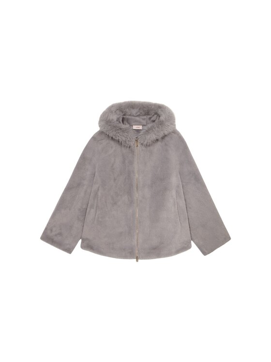Oltre Oltre Cappotto 0079J000122N013 Grigio Baggy Fit