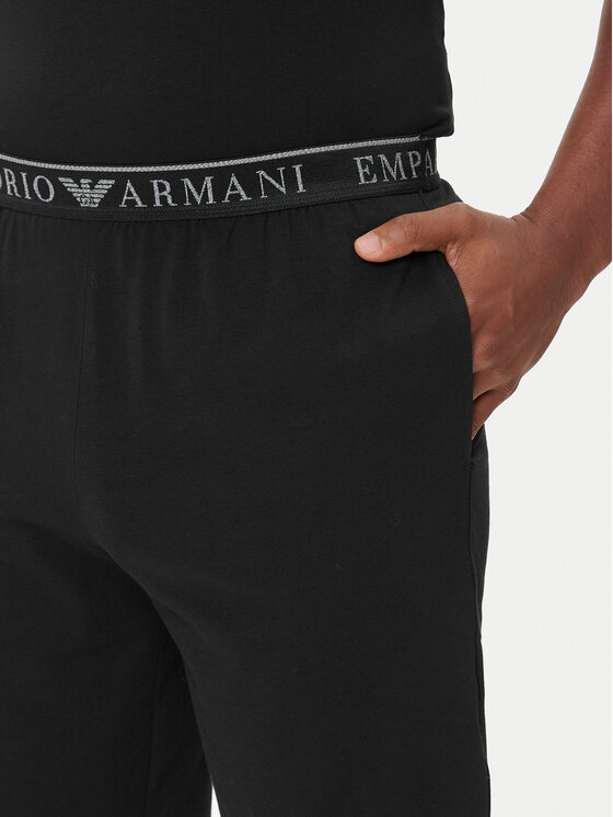 Emporio Armani Underwear Emporio Armani Underwear Pidžama EM000400 AF10776 MC108 Crna Regular Fit