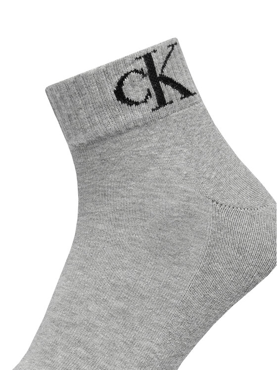 Calvin Klein Jeans Calvin Klein Jeans Vyriškų trumpų kojinių komplektas (2 poros) 701228805 Pilka