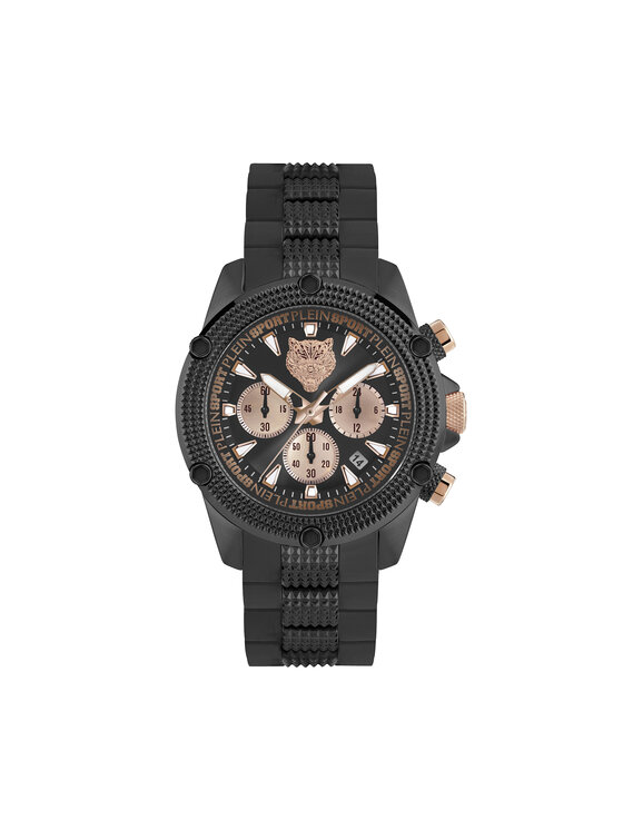 Plein Sport Ceas Hurricane PSDBA0323 Negru Accesorii imagine noua
