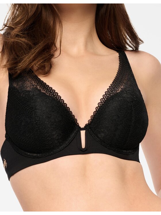 Esotiq Esotiq Biustonosz push-up 39481 Czarny